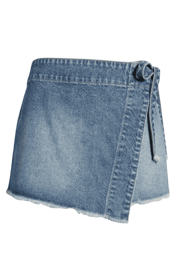 shop denim skort